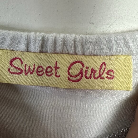 Vintage Y2K White Silver Metallic Cami Indie Glam Top Goth Fairy Sleaze S - Picture 3 of 7